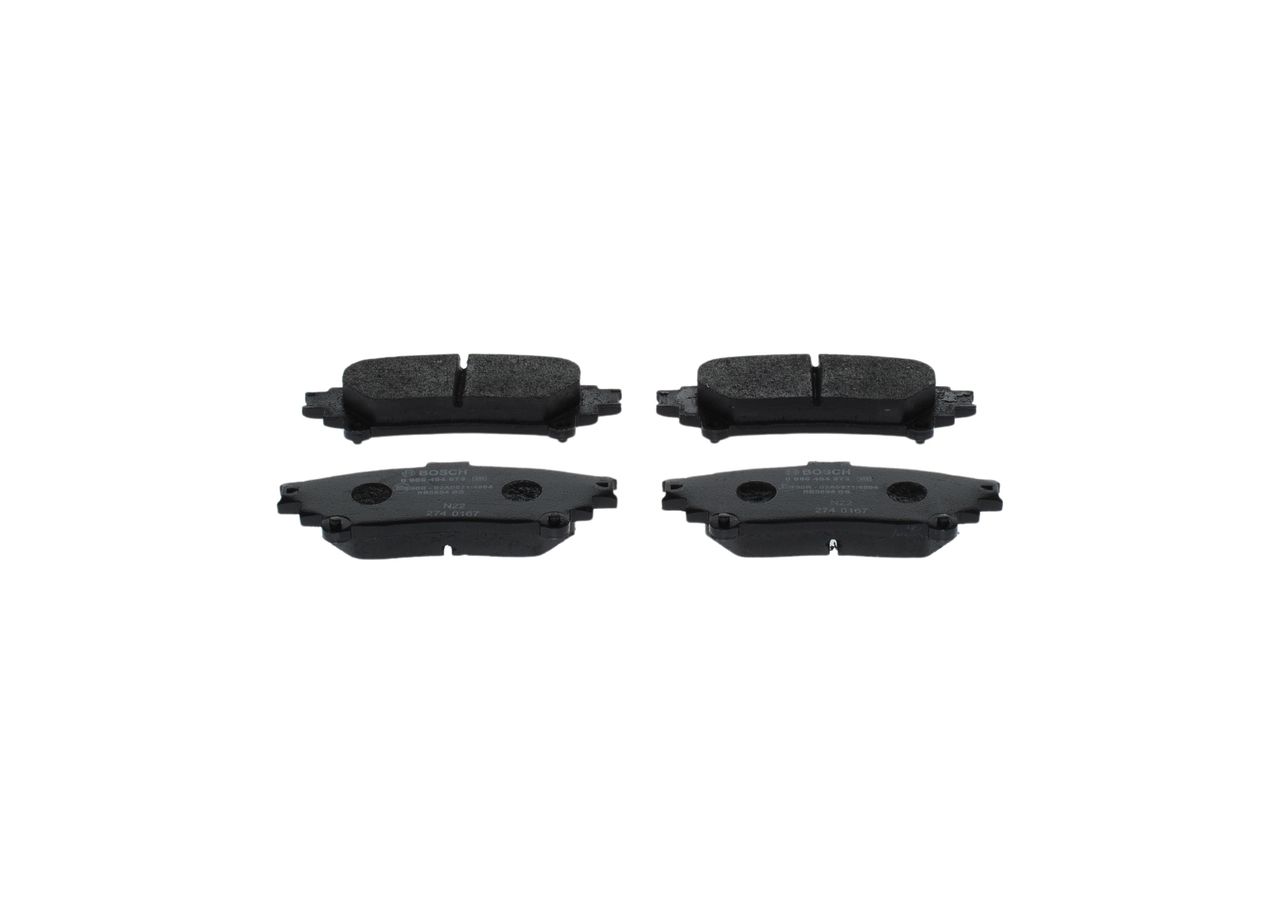 Гальмівні колодки дискові BOSCH 0986494873 - zapix