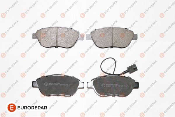 Гальмівні колодки дискові EUROREPAR 1617256480