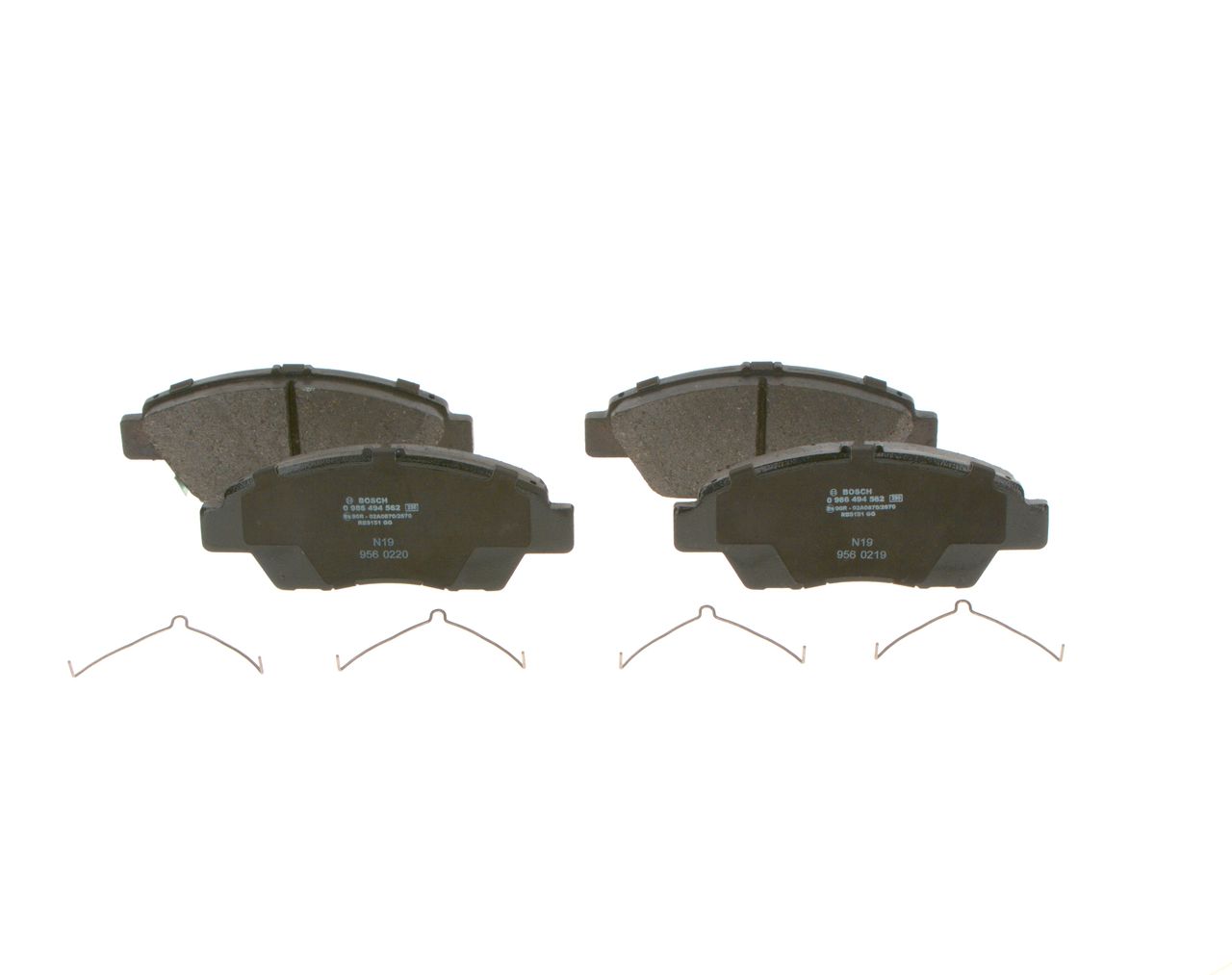 Гальмівні колодки дискові BOSCH 0986494562 - zapix