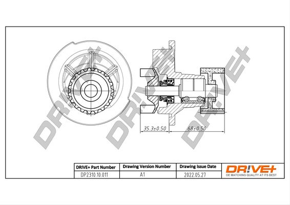 Помпа системи охолодження DR!VE+ DP231010011 - zapix