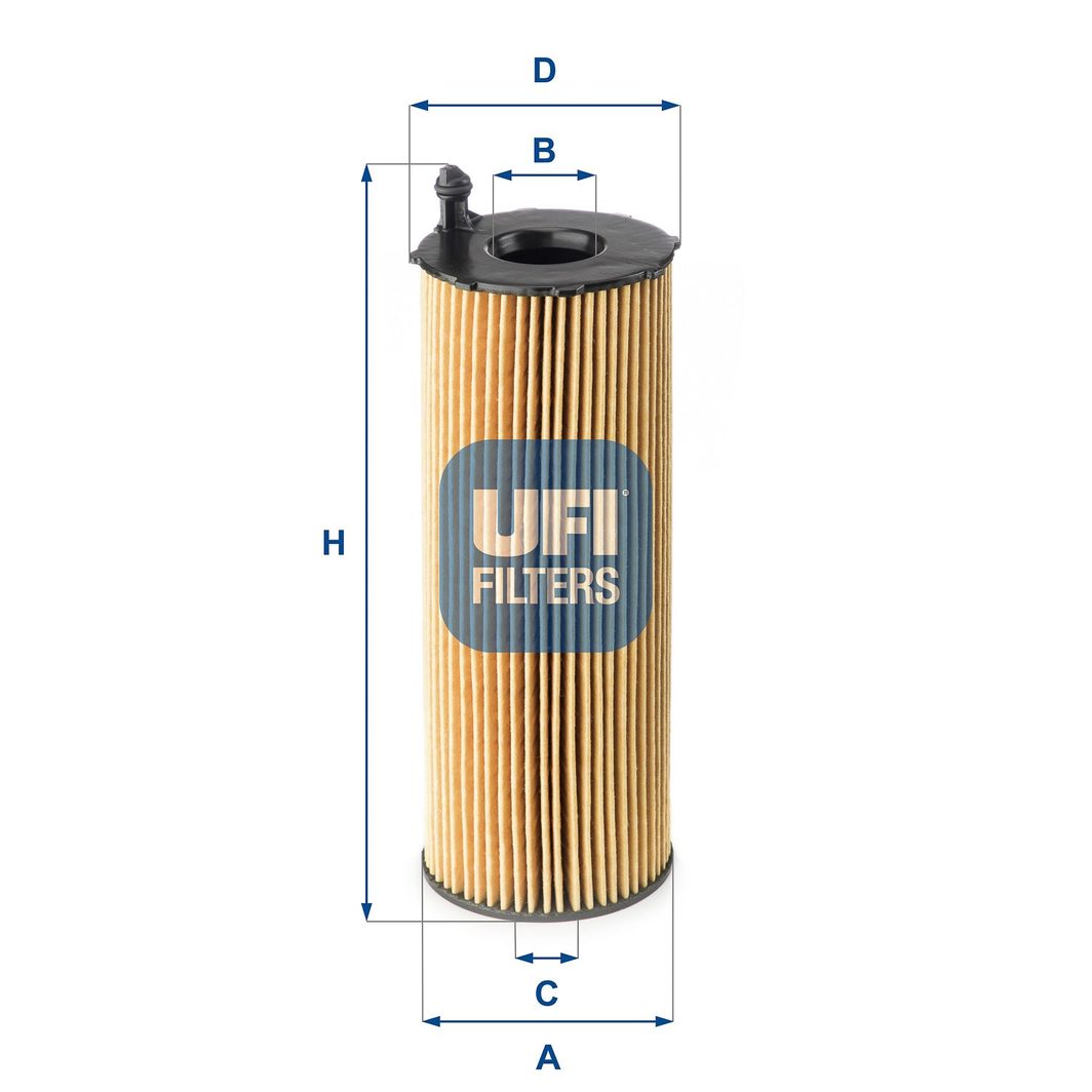 Оливний фільтр UFI 2516800 - zapix