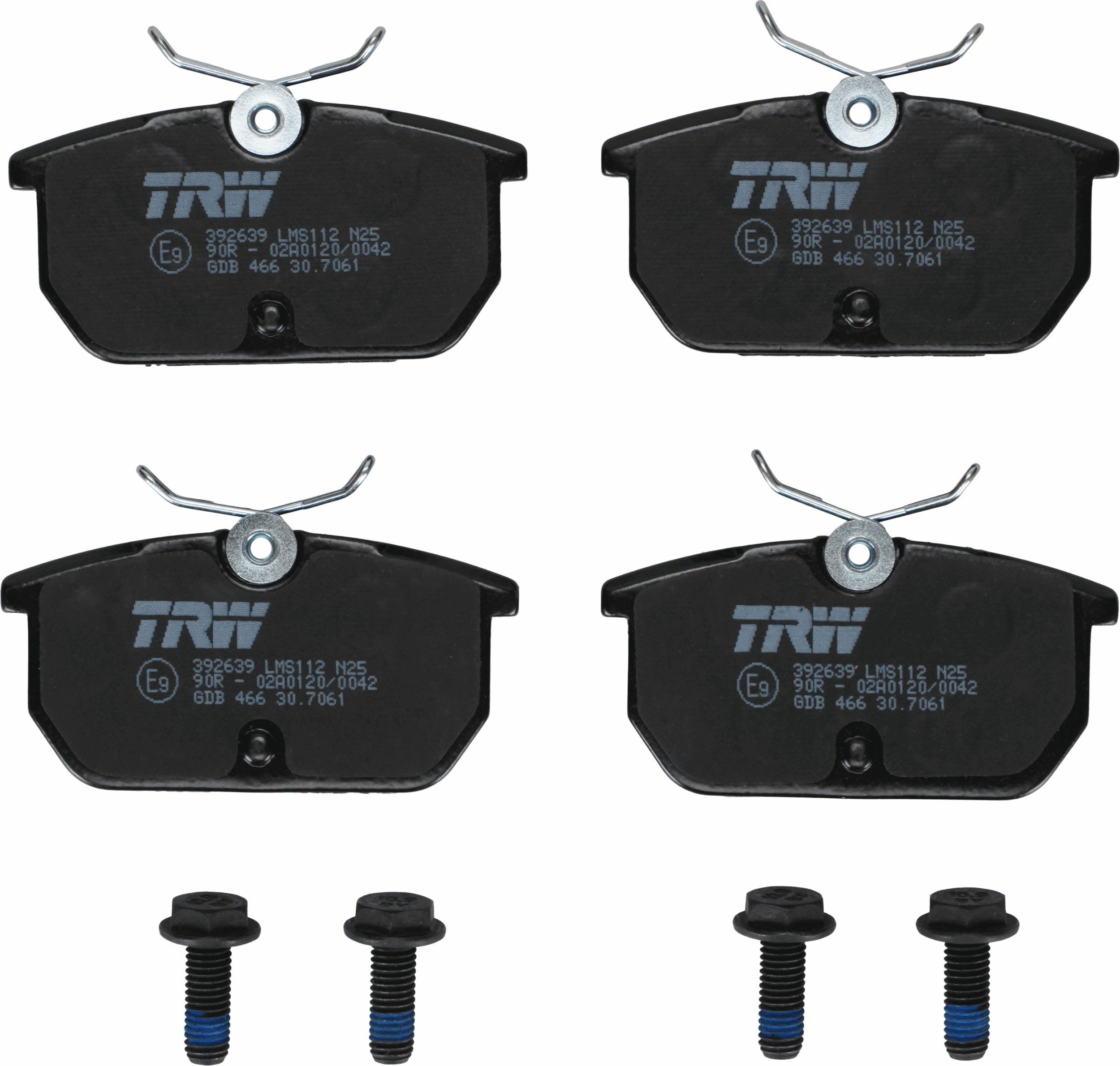 Гальмівні колодки дискові TRW GDB466 - zapix
