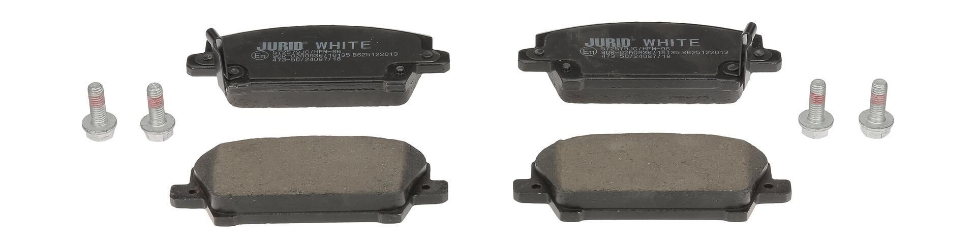 Гальмівні колодки дискові JURID 572579JC - zapix