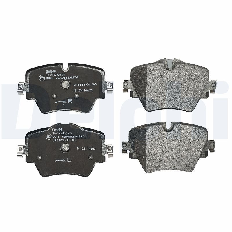 Гальмівні колодки дискові DELPHI LP3182 - zapix