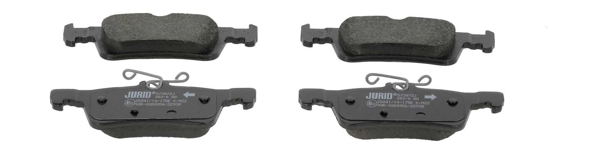 Гальмівні колодки дискові JURID 573872J - zapix