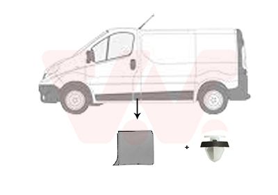 Молдинг бокової частини VAN WEZEL 4396403 - zapix