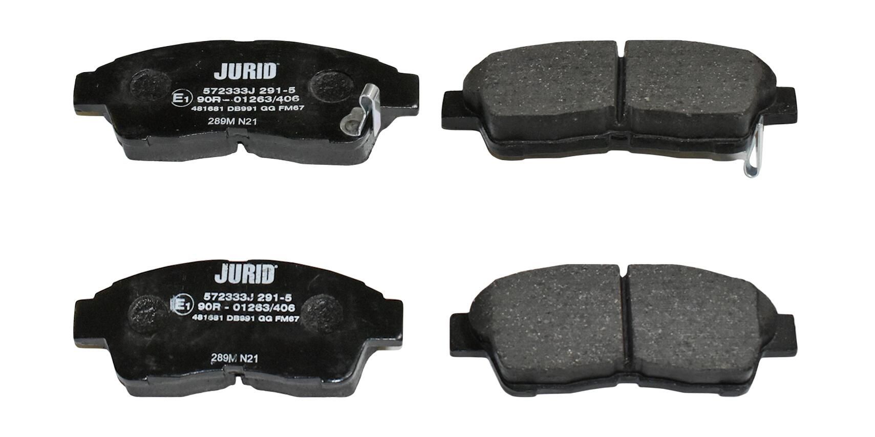 Гальмівні колодки дискові JURID 572333J - zapix