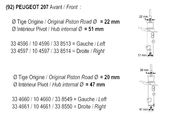 Амортизатор RECORD FRANCE 334660 - zapix