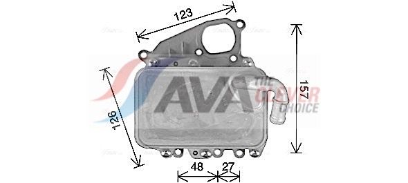 Оливний радіатор двигуна AVA QUALITY COOLING AI3405H - zapix