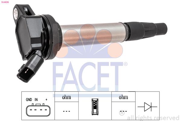 Котушка запалювання FACET 96436 - zapix