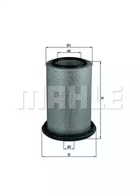 Повітряний фільтр MAHLE LX229 - zapix