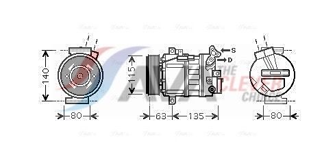 Компресор кондиціонера AVA QUALITY COOLING RTAK486 - zapix