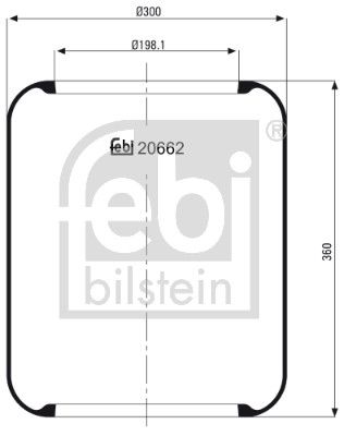 Пневматична підвіска FEBI BILSTEIN 20662 - zapix