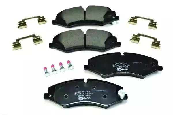 Гальмівні колодки дискові HELLA PAGID 8DB355015551 - zapix