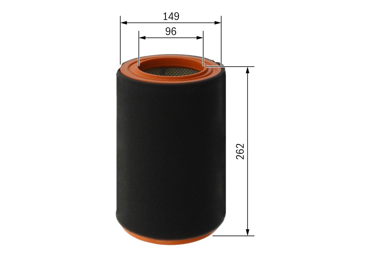 Повітряний фільтр BOSCH F026400736 - zapix