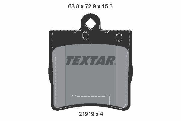 Тормозные колодки дисковые TEXTAR 2191901