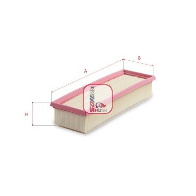 Повітряний фільтр SOFIMA S3D43A - zapix