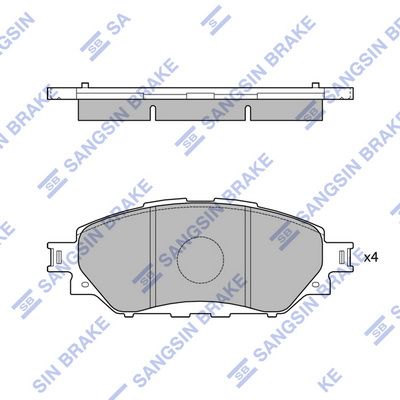 Гальмівні колодки дискові HI-Q SP4243 - zapix