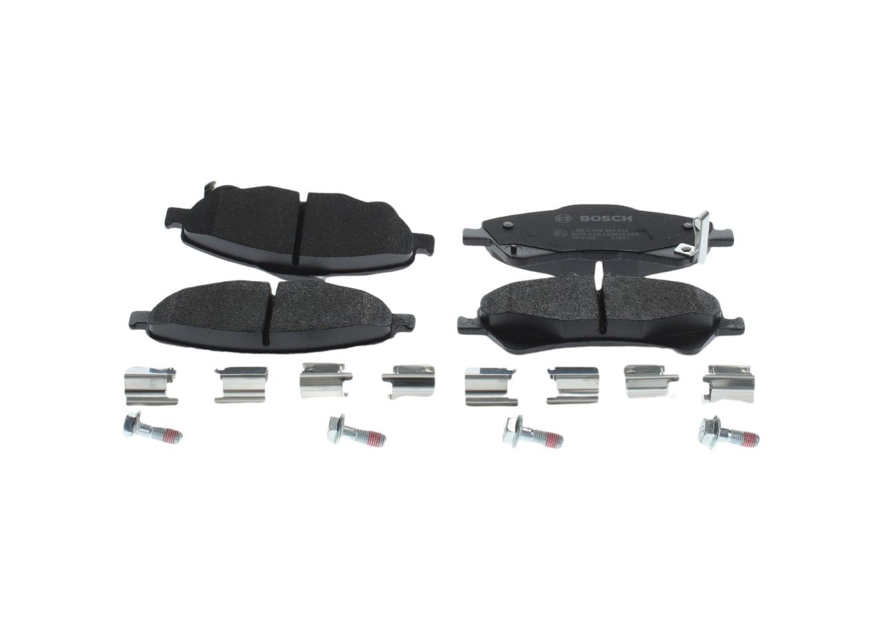 Гальмівні колодки дискові BOSCH 0986494932 - zapix