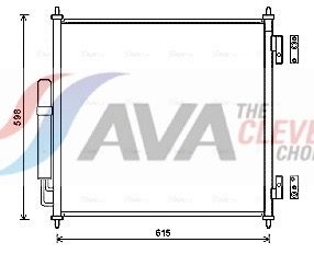 Радіатор кондиціонера AVA QUALITY COOLING AUA5218D - zapix