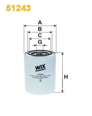 Оливний фільтр WIX FILTERS 51243 - zapix