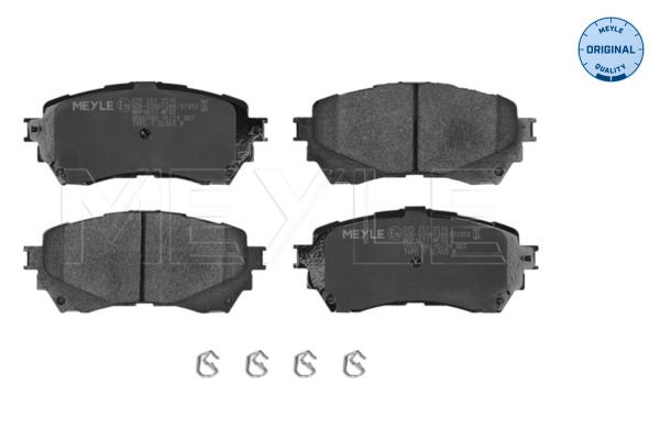 Гальмівні колодки дискові MEYLE 0252572516 - zapix