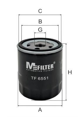 Оливний фільтр MFILTER TF6551 - zapix