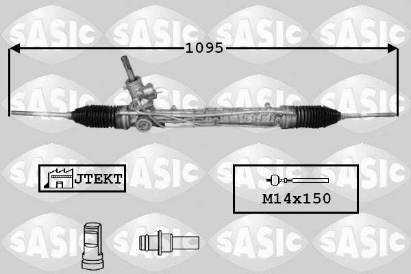 Рейка кермова SASIC 7170053 - zapix