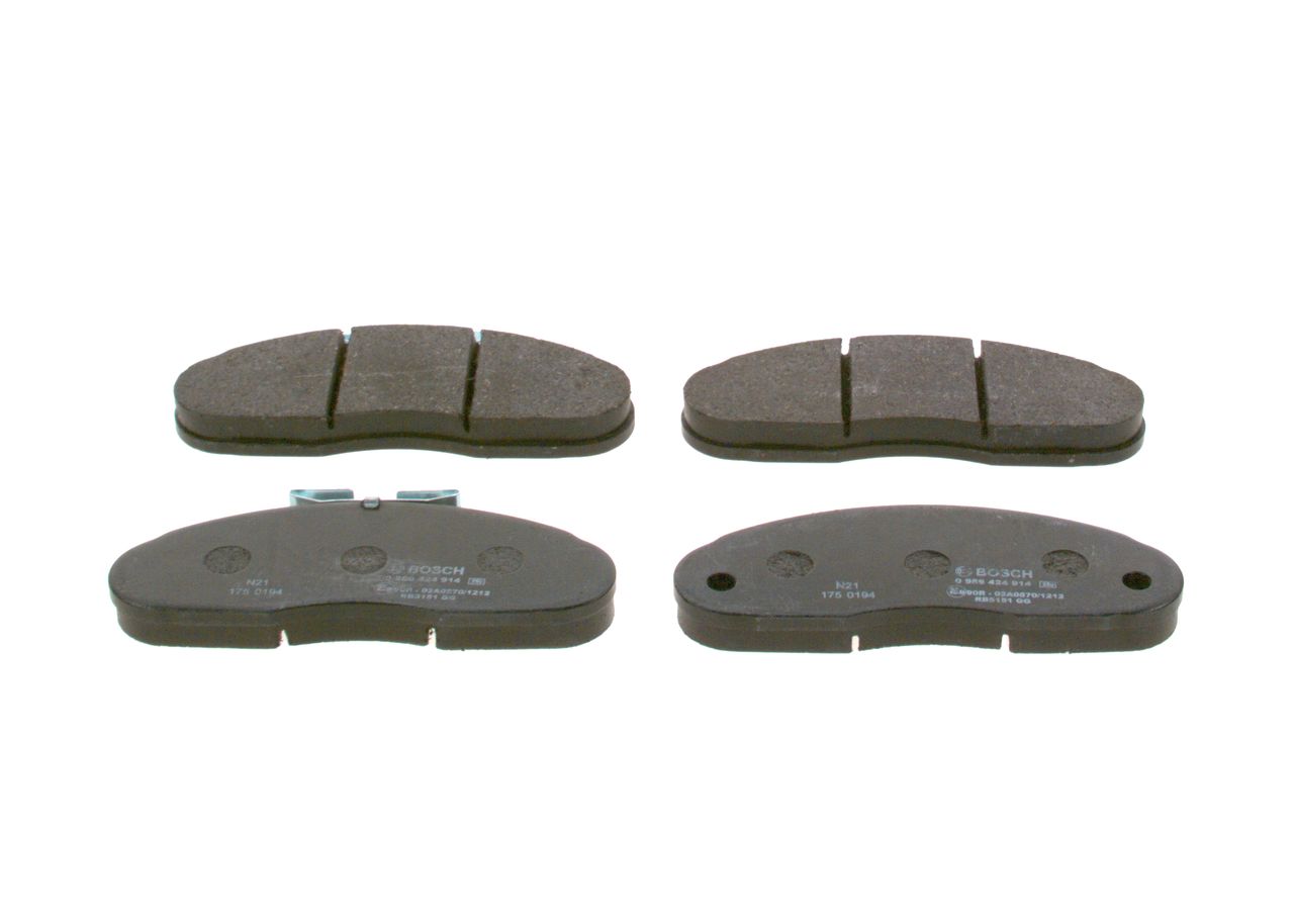 Гальмівні колодки дискові BOSCH 0986424914 - zapix