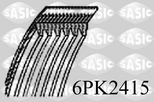 Поліклиновий ремінь SASIC 6PK2415 - zapix