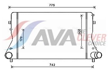 Інтеркулер AVA QUALITY COOLING AIA4386 - zapix