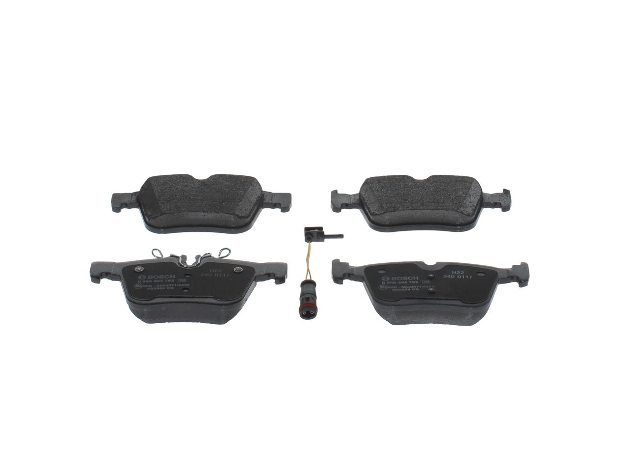 Гальмівні колодки дискові BOSCH 0986494752 - zapix