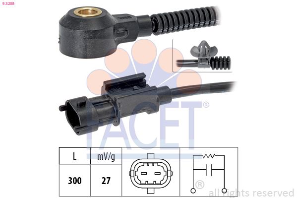 Датчик детонації FACET 93208 - zapix
