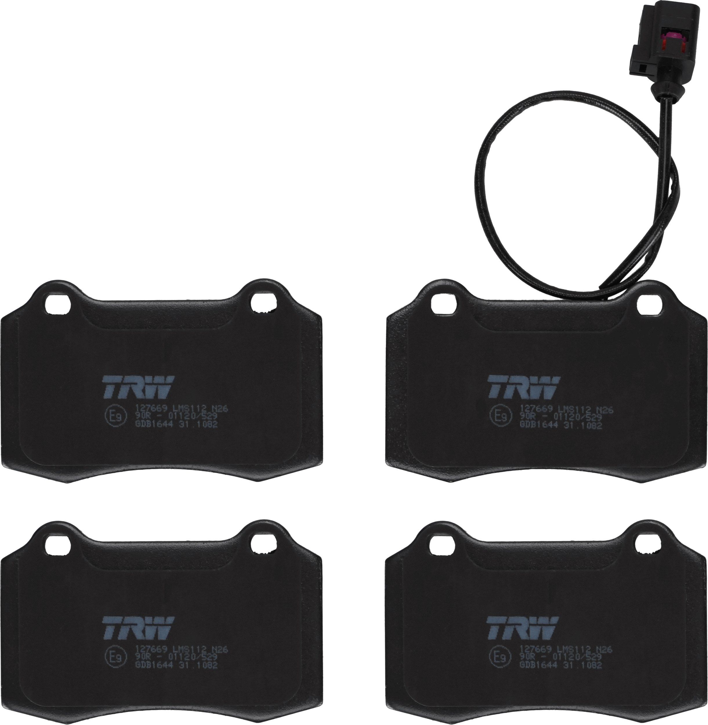 Гальмівні колодки дискові TRW GDB1644 - zapix