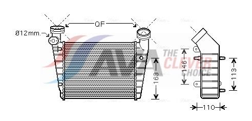 Інтеркулер AVA QUALITY COOLING VNA4216 - zapix