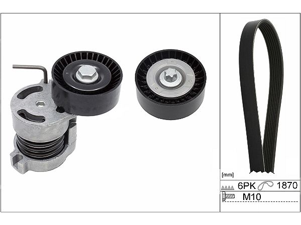 Комплект поліклинових ременів SCHAEFFLER INA 529004410 - zapix