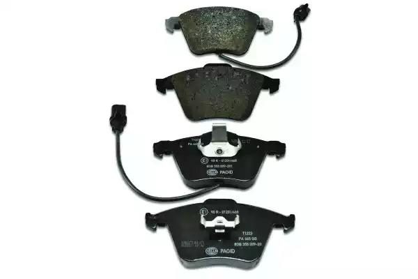 Гальмівні колодки дискові HELLA PAGID 8DB355009201 - zapix
