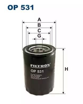 Оливний фільтр FILTRON OP531 - zapix