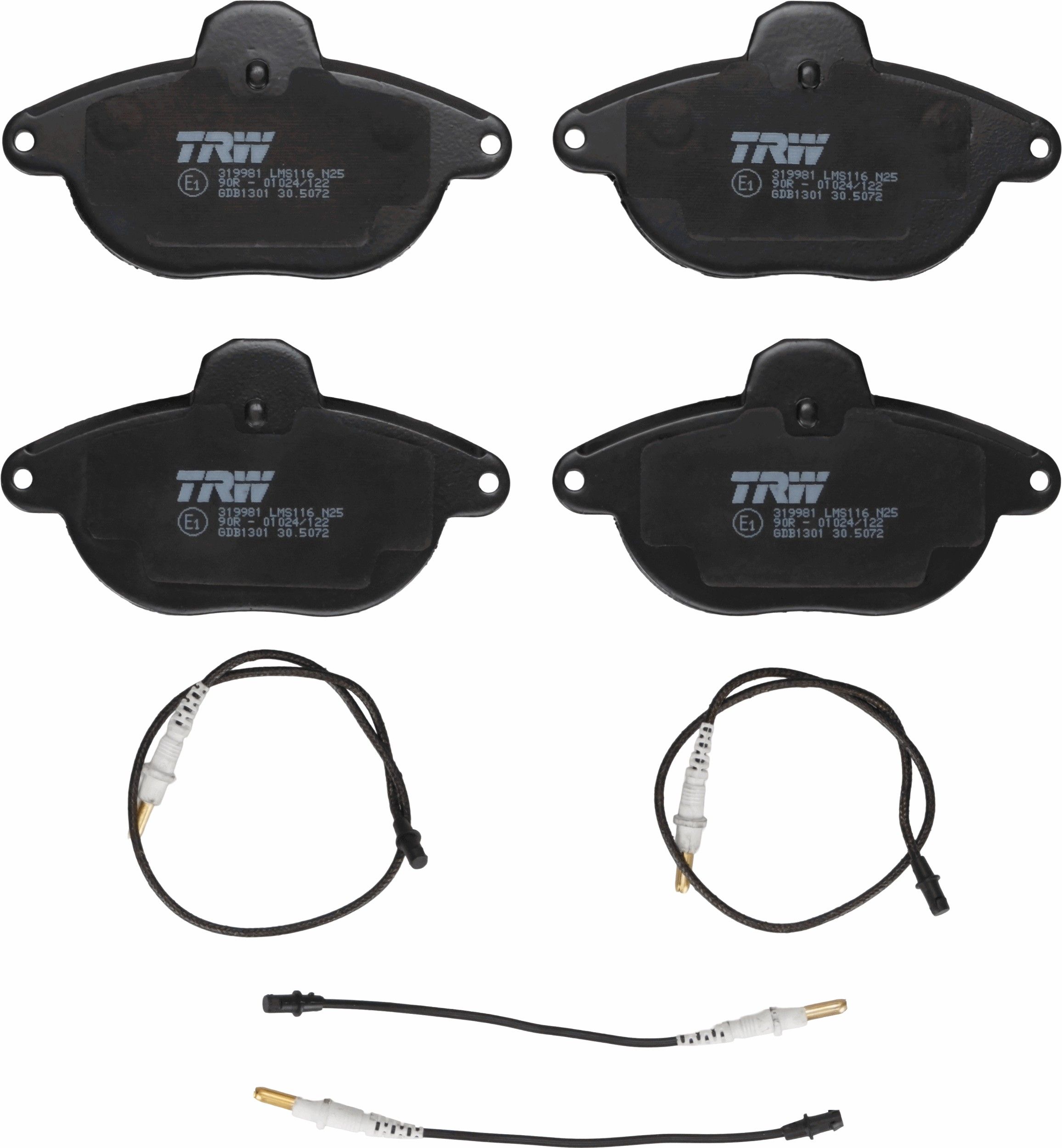 Гальмівні колодки дискові TRW GDB1301 - zapix