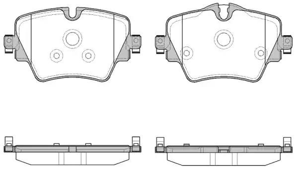 Гальмівні колодки дискові WOKING P1725308 - zapix