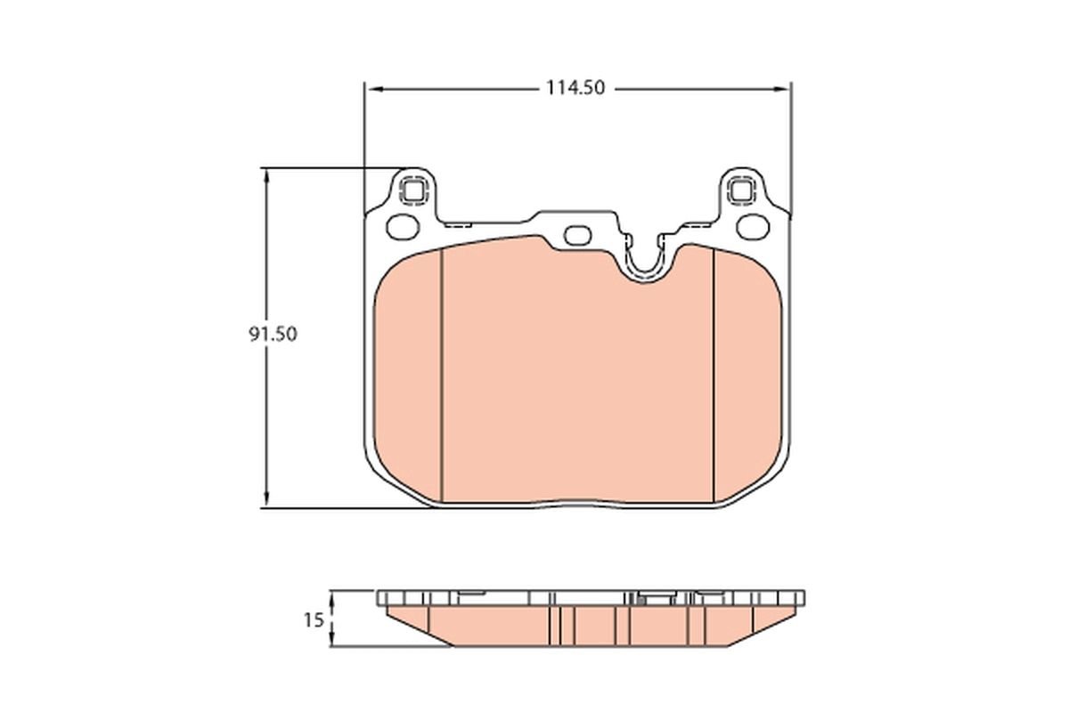 Гальмівні колодки дискові TRW GDB2137 - zapix