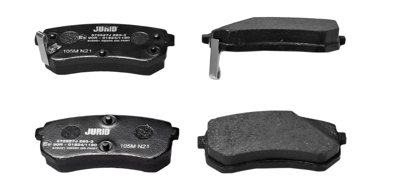 Гальмівні колодки дискові JURID 572527J - zapix