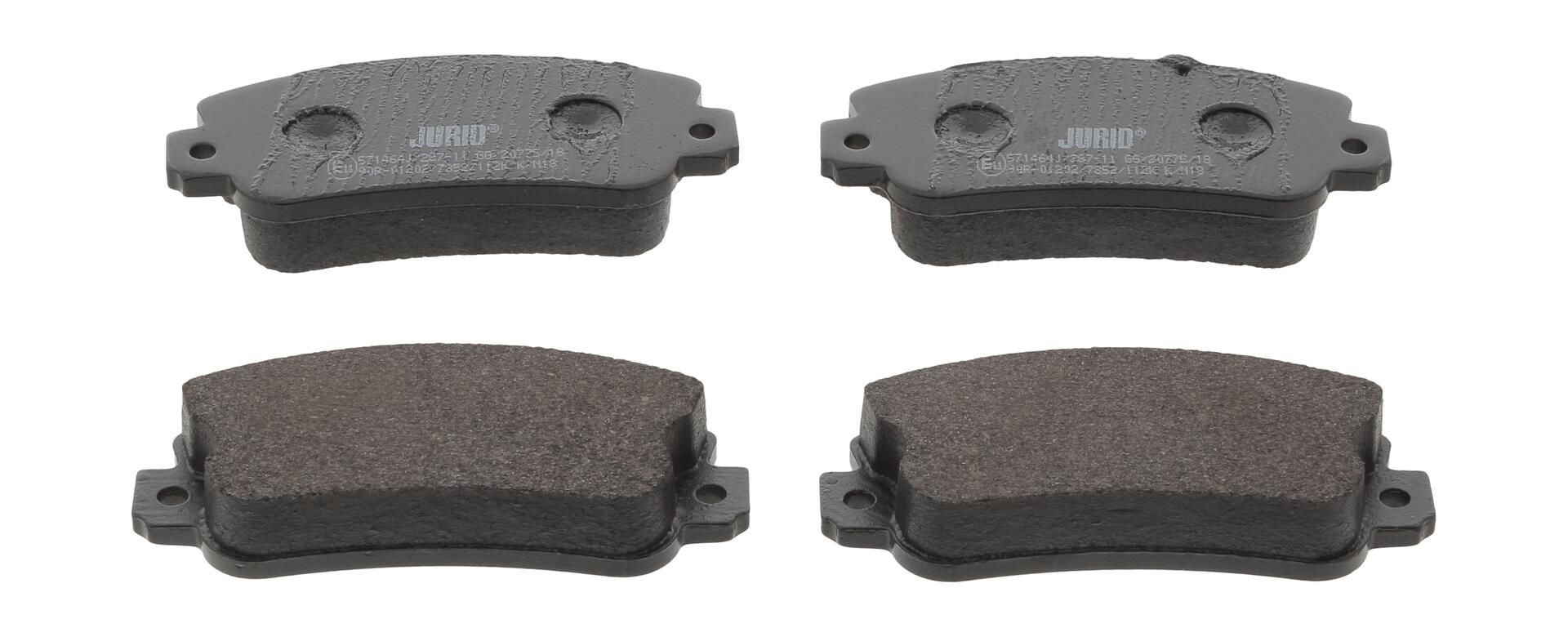Гальмівні колодки дискові JURID 571464J - zapix