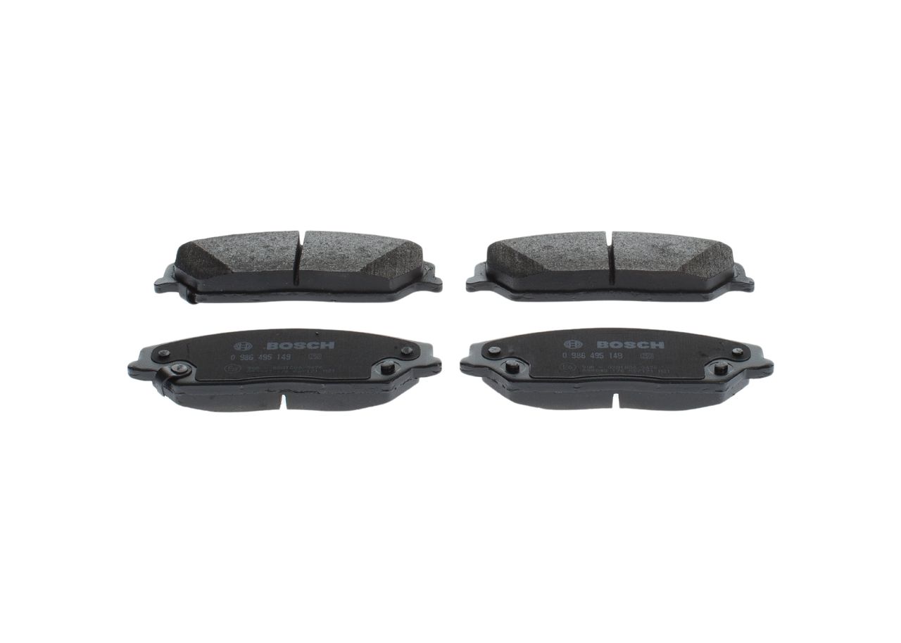 Гальмівні колодки дискові BOSCH 0986495149 - zapix