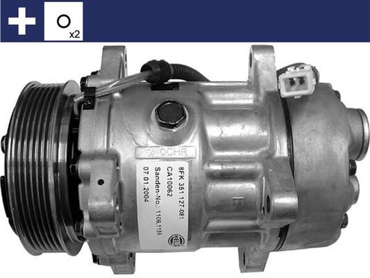Компресор кондиціонера MAHLE ACP360000S - zapix