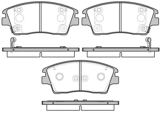Гальмівні колодки дискові WOKING P1776302 - zapix