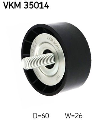 Обвідний ролик ременя приводного SKF VKM35014 - zapix