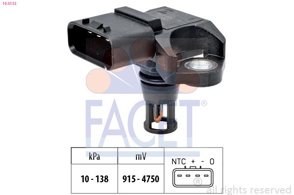 Датчик тиску наддува FACET 103132 - zapix