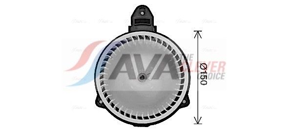 Вентилятор салону AVA QUALITY COOLING AI8426 - zapix