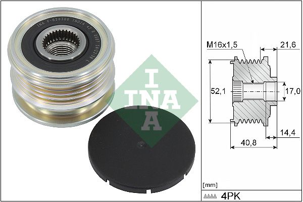Муфта генератора SCHAEFFLER INA 535034510 - zapix